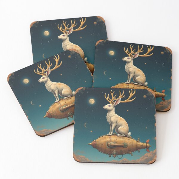 Item preview, Rocket Jackalope designed and sold by HabitableMoons.