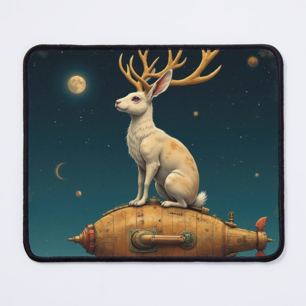 Item preview, Rocket Jackalope designed and sold by HabitableMoons.