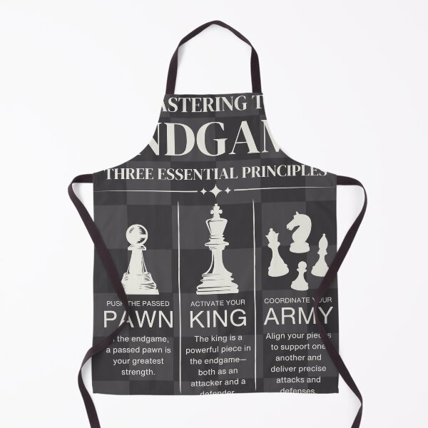 Item preview, Mastering the Endgame - Chess Infographic Poster designed and sold by TuncGK.
