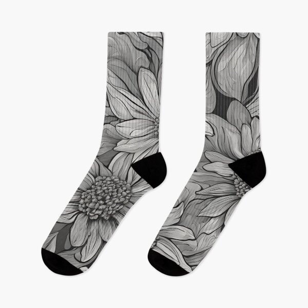 Item preview, Gray Garden Tapestry - Intricate Floral Pattern designed and sold by Line in Bloom.