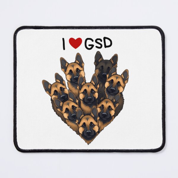 Item preview, I love German Shepherd GSD designed and sold by anettfaye.