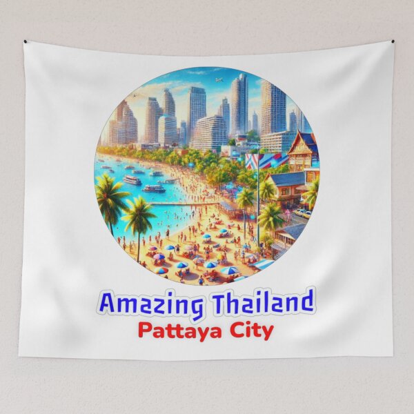 Item preview, Amazing Thailand, Pattaya City designed and sold by PixelStoneDesign .