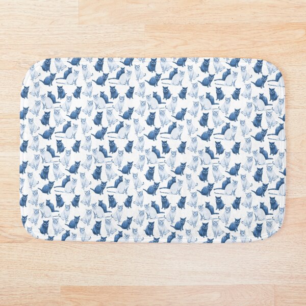 Item preview, Blue Kitties designed and sold by Jo Wilson Design.