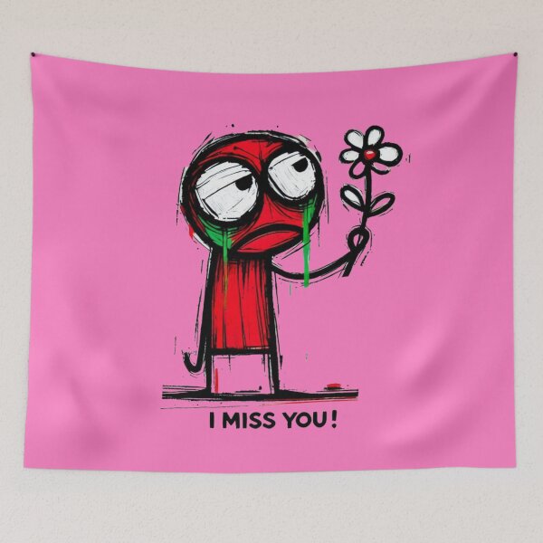 Item preview, I MISS YOU Sad Guy designed and sold by Shs-Kenya.