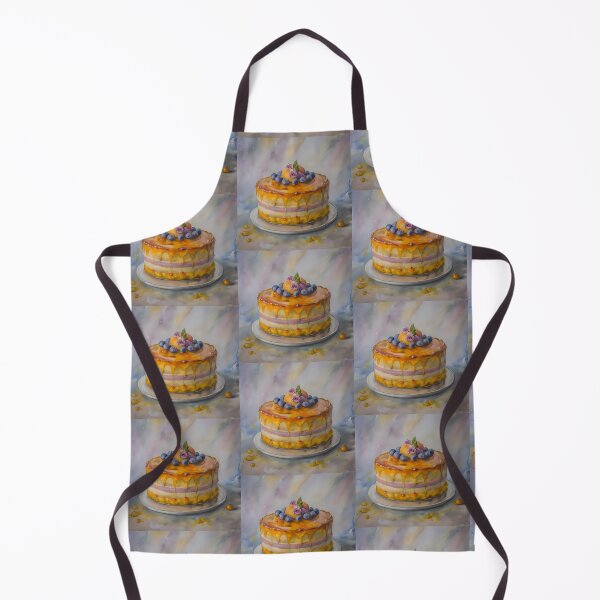 Item preview, Watercolors Cake Colorful Artistic Food Illustration Style 3D designed and sold by ART ATTACK ZONE.
