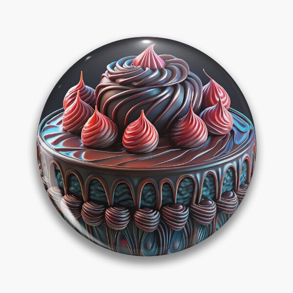 Item preview, Diet Cake Colorful Artistic Food Illustration Style 3D designed and sold by ART ATTACK ZONE.