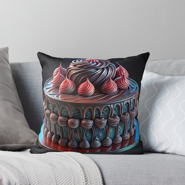 Item preview, Diet Cake Colorful Artistic Food Illustration Style 3D designed and sold by ART ATTACK ZONE.