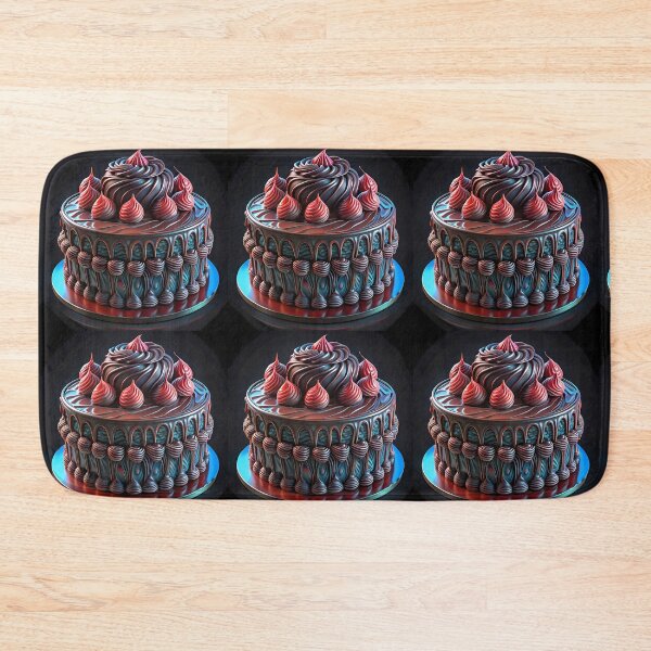 Item preview, Diet Cake Colorful Artistic Food Illustration Style 3D designed and sold by ART ATTACK ZONE.
