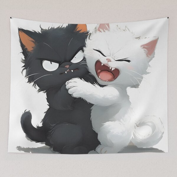Item preview, Purrfect Play : Yin and Yang Kittens designed and sold by Susacha.