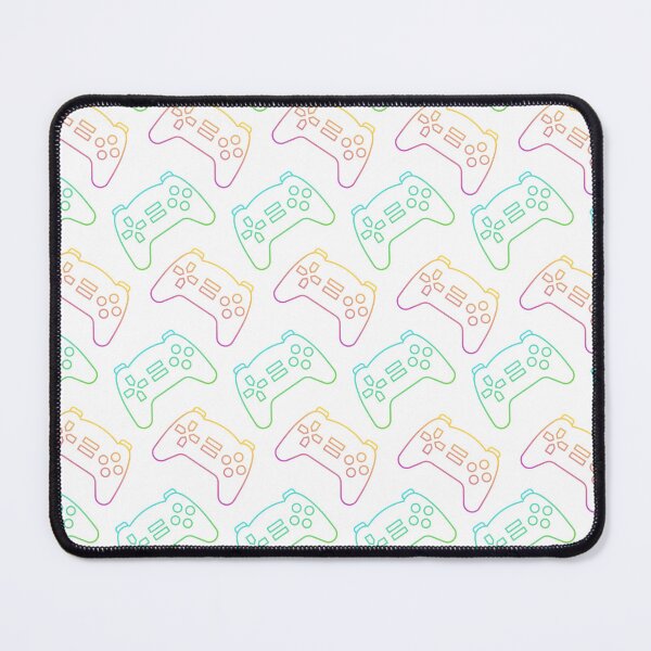 Item preview, Video Game Controller Pattern Yellow/Purple and Green Blue designed and sold by Kate's Cozy Place.