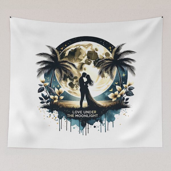 Item preview, Love Under the Moonlight designed and sold by My Joyful Charm Store.