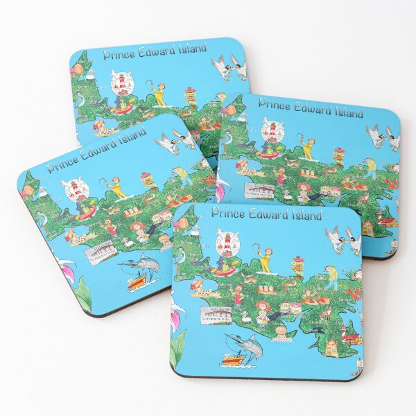 Item preview, Prince Edward Island - FunFinder illustrated map designed and sold by Linda Finstad.