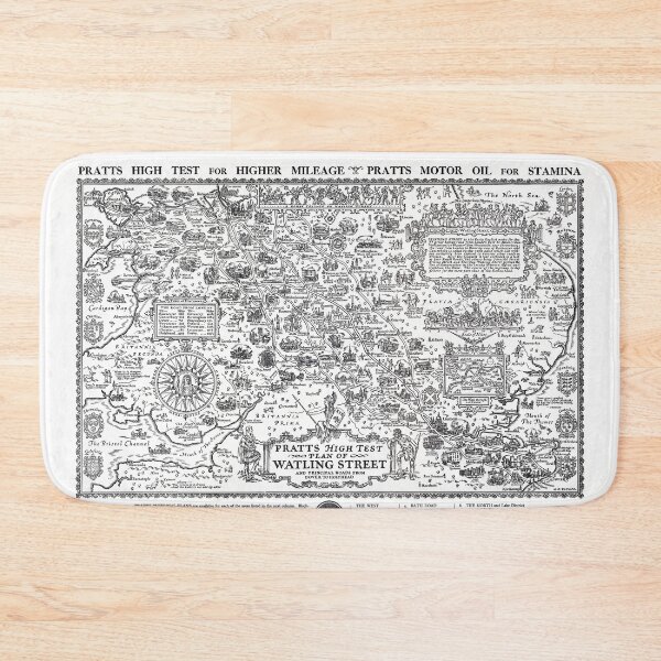 Item preview, Plan of Watling Street and Roads from Dover to Holyhead designed and sold by colourfind.