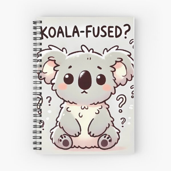 Item preview, Confused Koala with Question Marks   designed and sold by Koalangel.