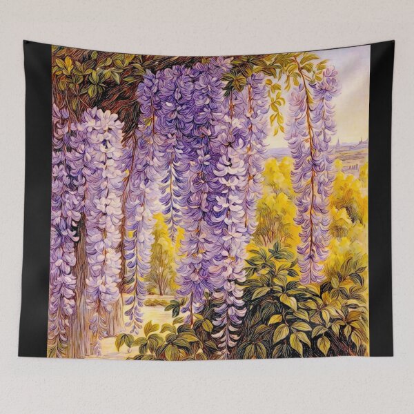 Item preview, From the Garden: Wisteria floribunda - Glicinia #1 designed and sold by Helios Be. Lavsh.