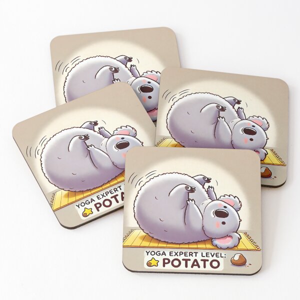 Item preview, Koala Doing a Lazy Yoga Pose   designed and sold by Koalangel.
