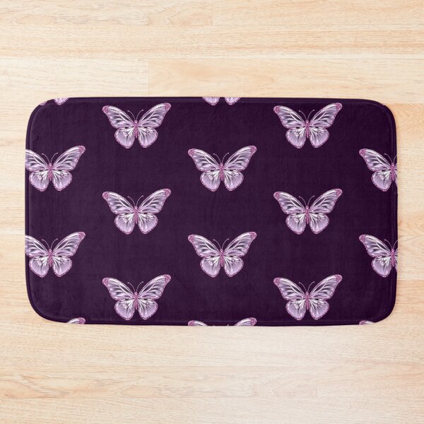 Item preview, y2k metallic Pink Glittery Butterfly designed and sold by svarupa.