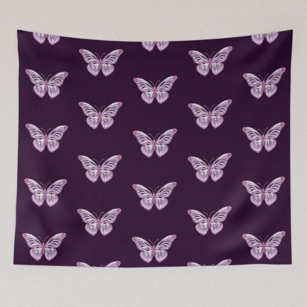 Item preview, y2k metallic Pink Glittery Butterfly designed and sold by svarupa.