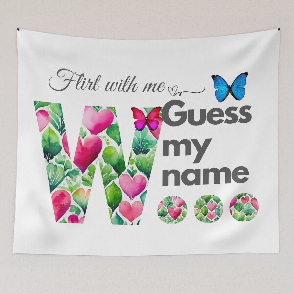 Item preview, Flirt with me GUESS MY NAME W... designed and sold by GrifonJ.