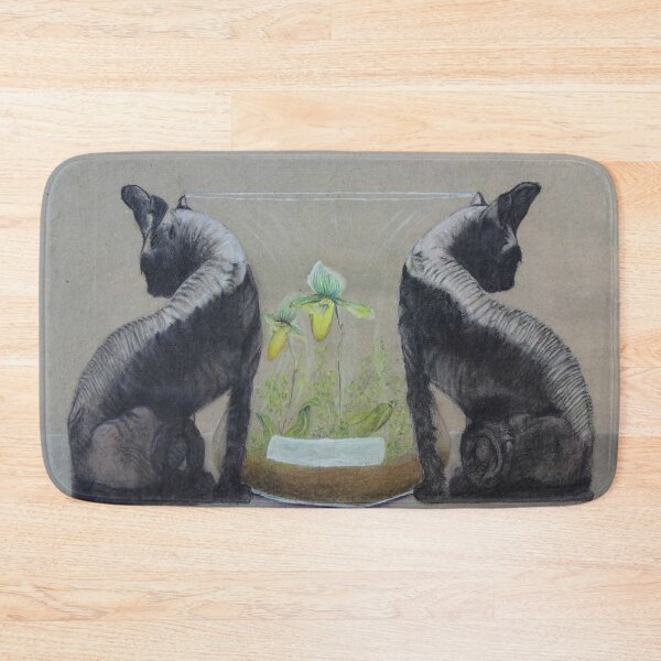 Item preview, Glass pot between cats designed and sold by Astrid de Cock.