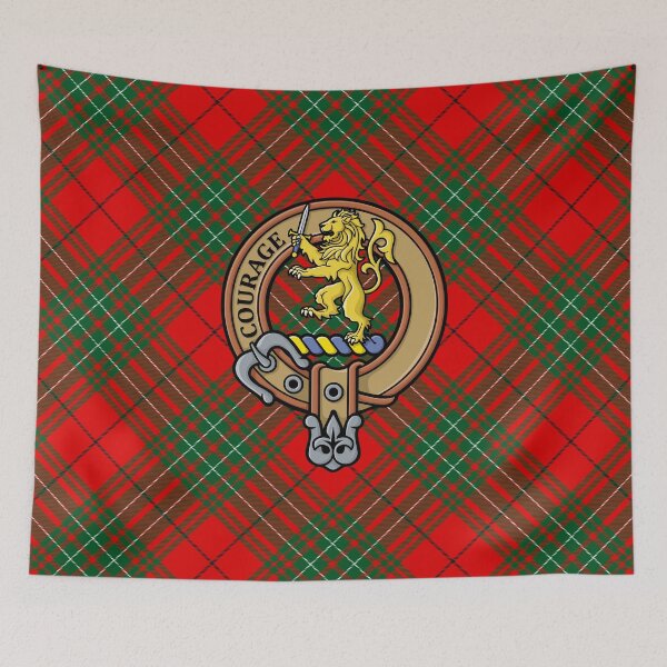 Item preview, Clan Cumming Crest over Tartan designed and sold by sifis.