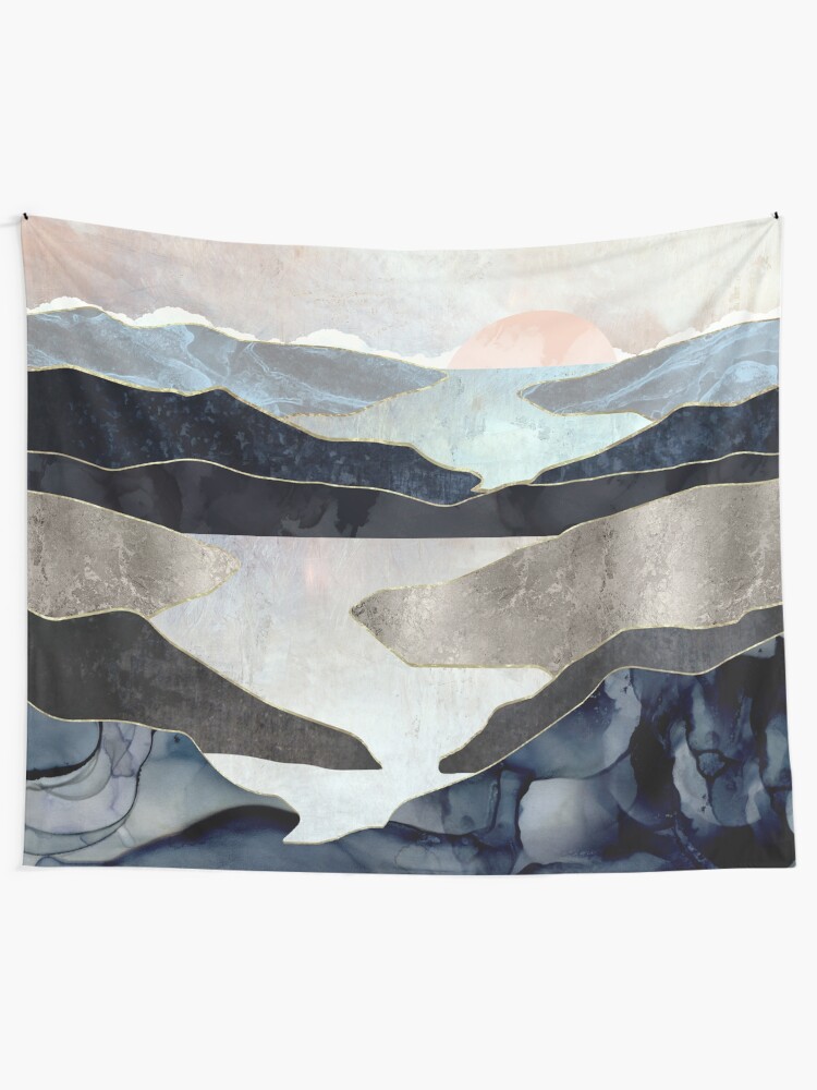 blue mountain tapestry