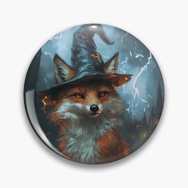 Item preview, Magical Fox Witch designed and sold by RockFireMerch.