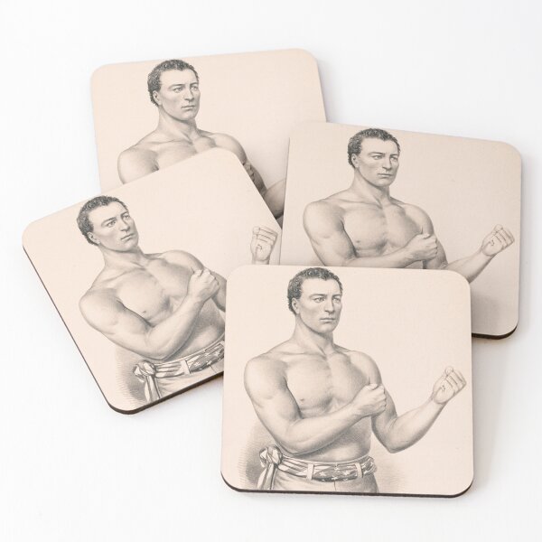 Item preview, Vintage American Boxer Portrait – Classical Athletic Engraving designed and sold by InnerCitadel.