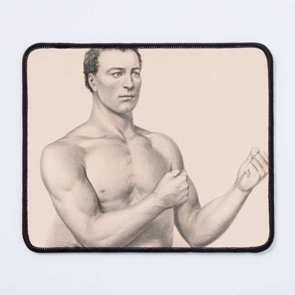 Item preview, Vintage American Boxer Portrait – Classical Athletic Engraving designed and sold by InnerCitadel.