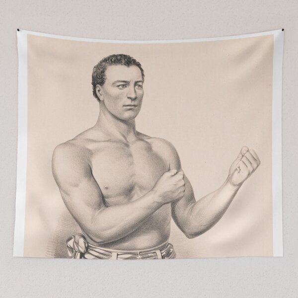 Item preview, Vintage American Boxer Portrait – Classical Athletic Engraving designed and sold by InnerCitadel.