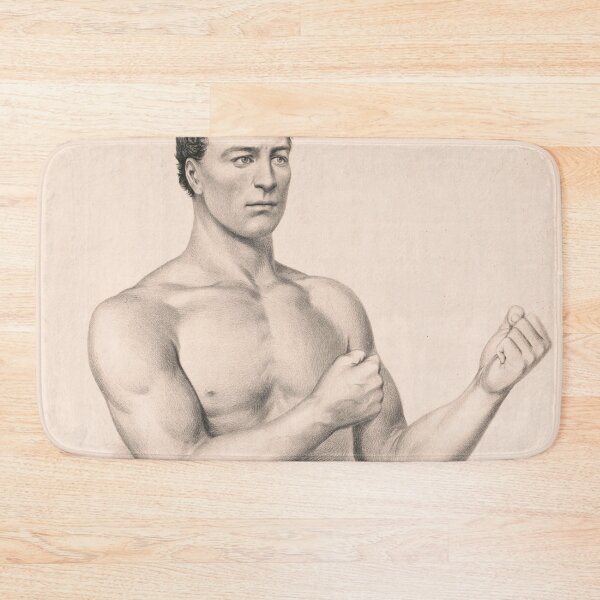 Item preview, Vintage American Boxer Portrait – Classical Athletic Engraving designed and sold by InnerCitadel.