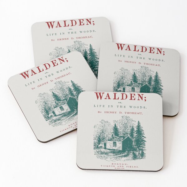 Item preview, Vintage Book Cover - Walden by Henry David Thoreau designed and sold by TuncGK.