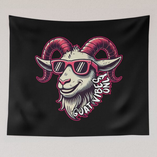 Item preview, Goat Vibes Only – Rebellious Spirit designed and sold by sekrecja.