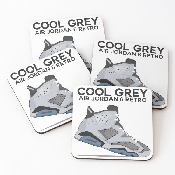 Item preview, Air Jordan 6 Retro ‘Cool Grey’ Shoes Design Vector designed and sold by andriassaputro.