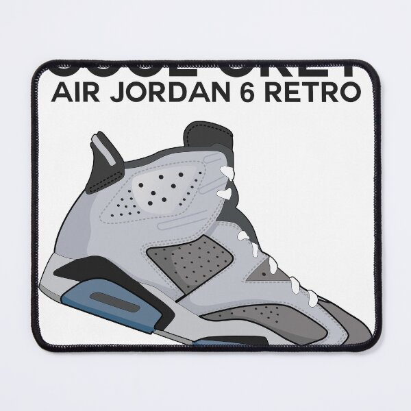 Item preview, Air Jordan 6 Retro ‘Cool Grey’ Shoes Design Vector designed and sold by andriassaputro.