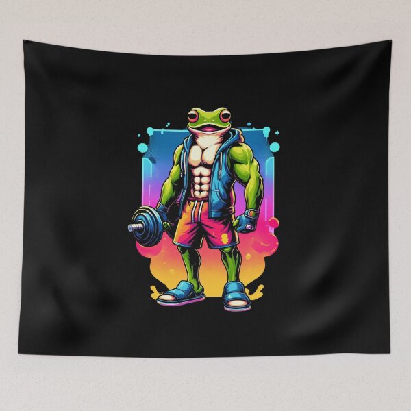 Item preview, Frog Muscles - Bodybuilding in Style designed and sold by ATOTI.