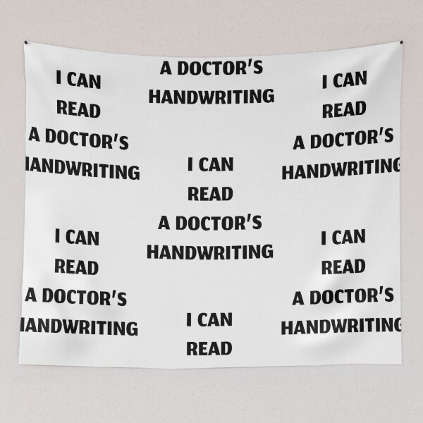 Item preview, I can read a doctor's handwriting, funny pharmacist quote designed and sold by Merchattack.