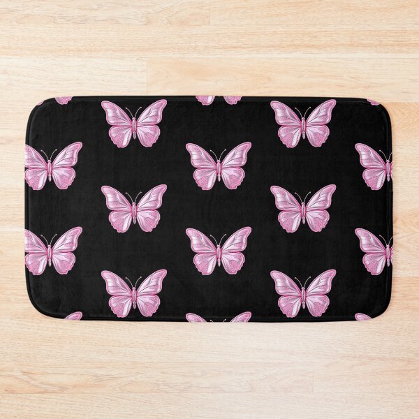 Item preview, y2k metallic Pink Glittery Butterfly designed and sold by svarupa.