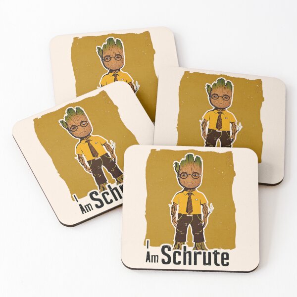 Item preview, I Am Schrute - GOTG and Dwight Mashup designed and sold by PricklyBearArt.