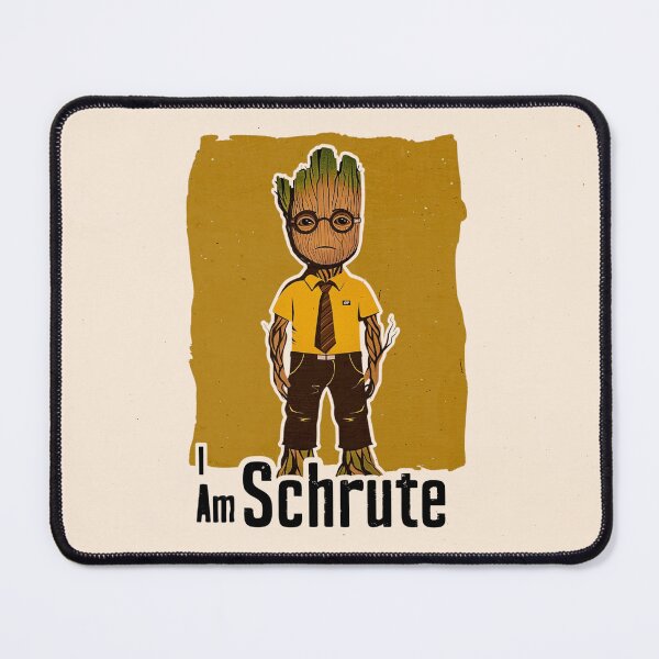 Item preview, I Am Schrute - GOTG and Dwight Mashup designed and sold by PricklyBearArt.