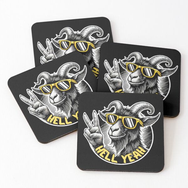 Item preview, Hell Yeah – Chill Goat Vibes designed and sold by sekrecja.