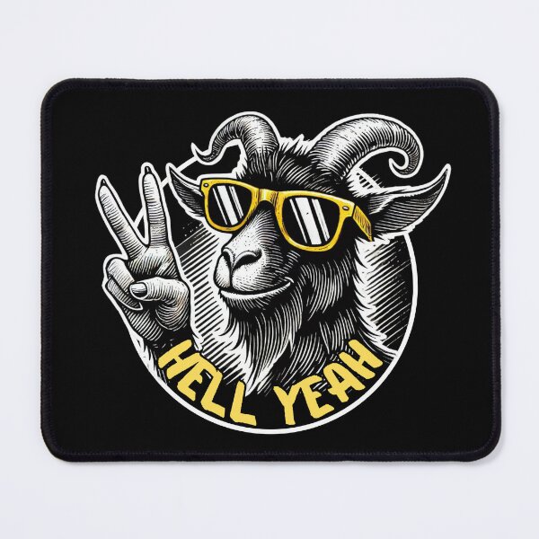 Item preview, Hell Yeah – Chill Goat Vibes designed and sold by sekrecja.