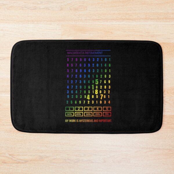 Item preview, Severance, My work is mysterious and important., Classic pride flag graphic, scary numbers, severance tv, mysterious important, data refinement, macrodata refinement, severance lumon,  designed and sold by PrideBeProud.
