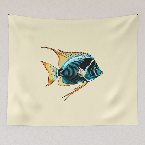 Item preview, Colorful fish ocean fish pet decorative art sea animal designed and sold by Kikabu.