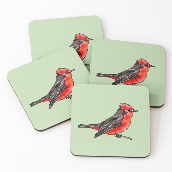 Item preview, Red canary wild bird from the forest red bird designed and sold by Kikabu.