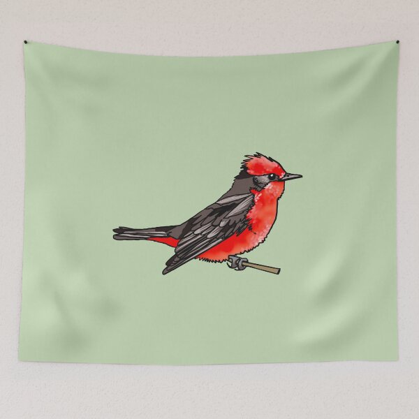 Item preview, Red canary wild bird from the forest red bird designed and sold by Kikabu.