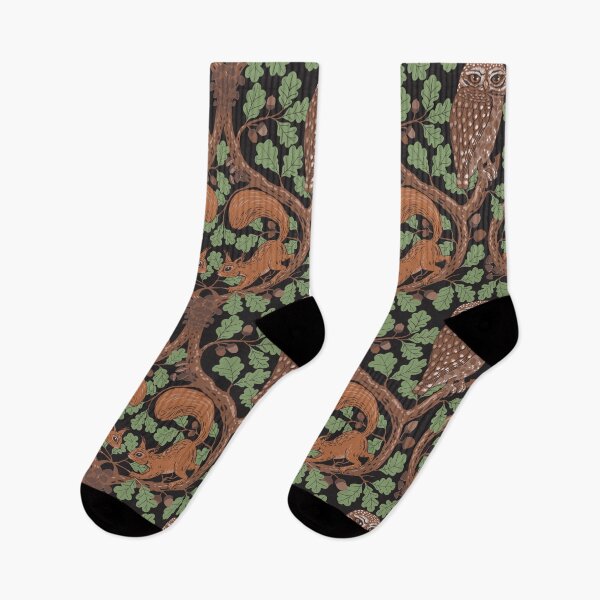 Item preview, Woodland Whispers in orange, brownband blue designed and sold by Katerina Mitkova Kirilova.