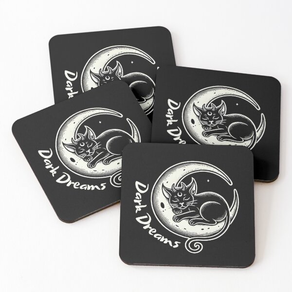 Item preview, Dark Dreams – Mystic Moon Cat designed and sold by sekrecja.