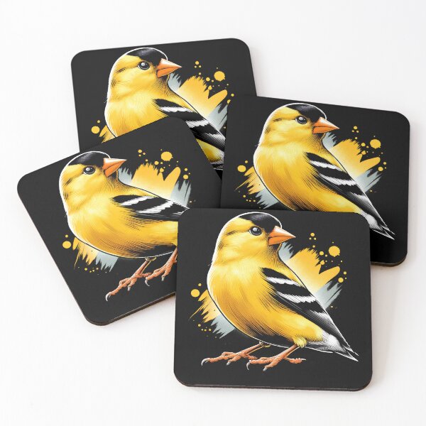 Item preview, American Goldfinch Bird Lover Watcher Birding designed and sold by Kimberley King Art  King Art.
