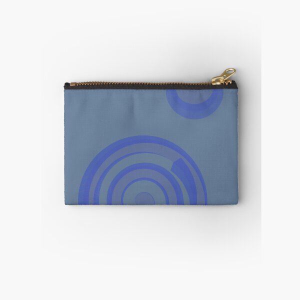 Item preview, Abstract dynamic circles in blue designed and sold by SoniArt258.